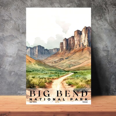 Big Bend National Park Poster, Travel Art, Office Poster, Home Decor | S4 - image2